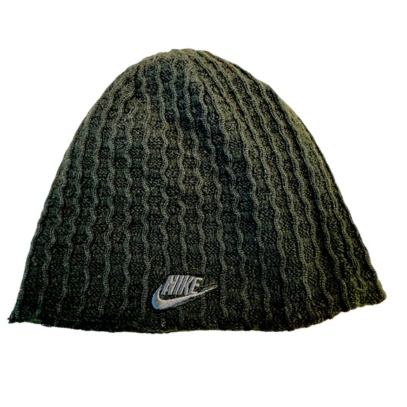 Nike Accessories - Vintage High End Soft NIKE Reversible Waffle Beanie Winter Hat Women’s OS MINTY